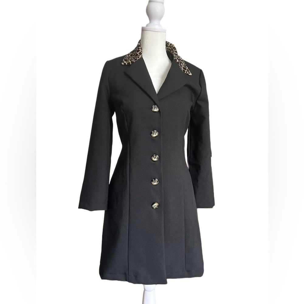 Vintage Rockabilly Leopard Dress​